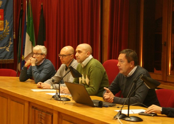 Da destra: Franco Allera, Stefano Borrello, Sandro Glarey