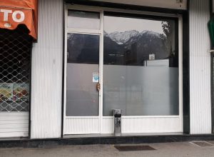 L'attività in via Torino ad Aosta.