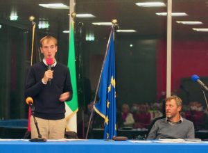 Frédéric Piccoli, Presidente del Consiglio comunale, e il Sindaco Francesco Favre