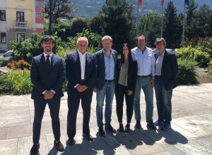 Emanuele Burzio, Alberto Zucchi, Carlo Fidanza, Emily Rini, Marco Busanelli e André Lanièce