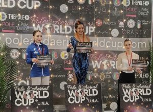Giada Fantato al primo posto in Coppa del mondo nel trapezio
