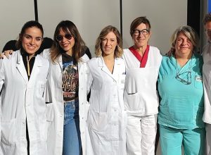 Nella foto l'équipe di Diabetologia dell'USl per l'attività della Giornata mondiale del diabete