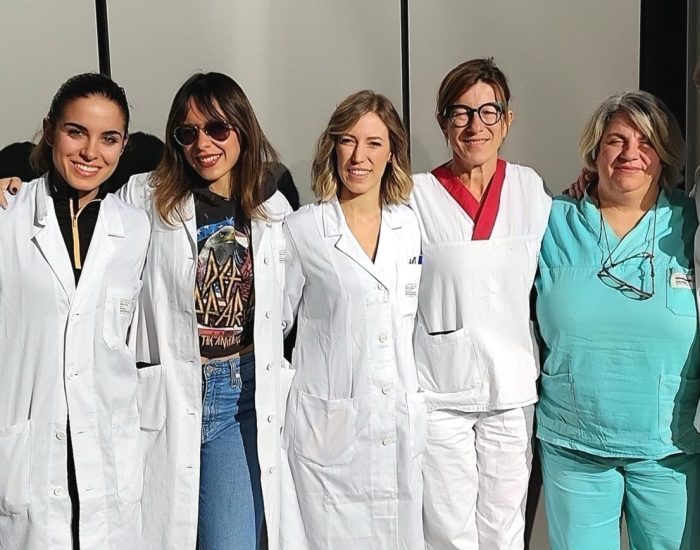 Nella foto l'équipe di Diabetologia dell'USl per l'attività della Giornata mondiale del diabete