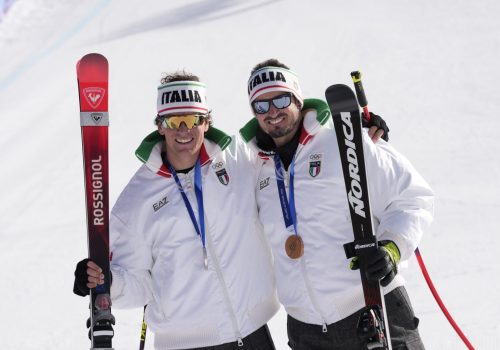 Giovanni Franzoni Dominik Paris photo Pier Marco Tacca Pentaphoto