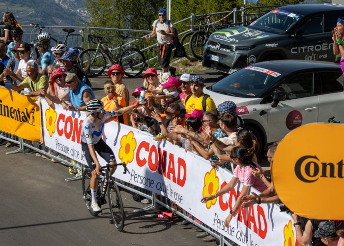 Giro d'Italia Pila foto Veronica Pirana