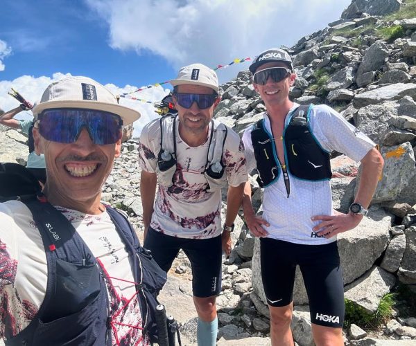 Giuliano Cavallo François D'Haene e Jim Walmsley sui sentieri del Tor des Geants