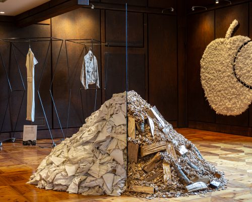 Glacial Threads di Michelangelo Pistoletto Ph Nicole Jocollé