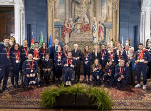 Gli Olimpionici ricevuti dal Presidente Sergio Mattarella foto Governo