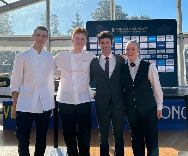 Gli studenti dell'École Hôtelière a Thonon Les Bains