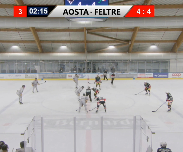 L’HC Aosta lotta fino all’ultimo secondo