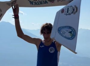 Henri Aymonod campione italiano vertical