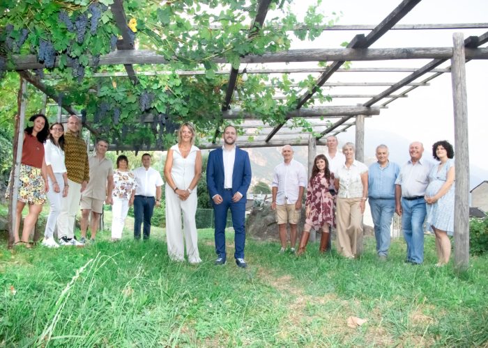 I candidati della lista Vivre Donnas I candidati della lista Vivre Donnas