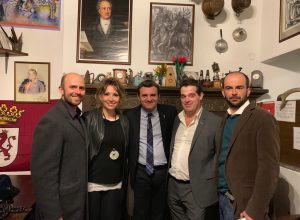 L'incontro tra Spelgatti, Planaz, Charbonnier e Chadel con il Ministro Centinaio