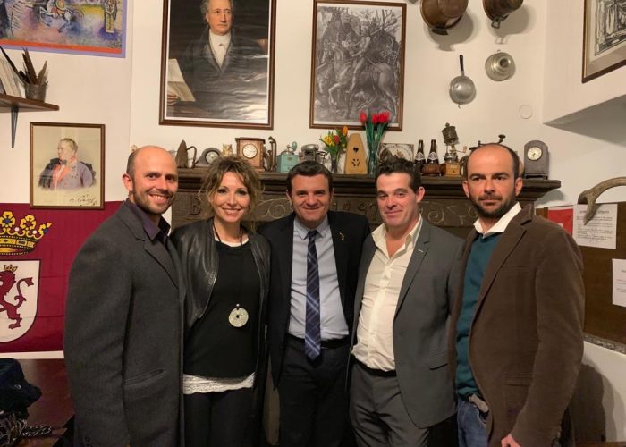 L'incontro tra Spelgatti, Planaz, Charbonnier e Chadel con il Ministro Centinaio