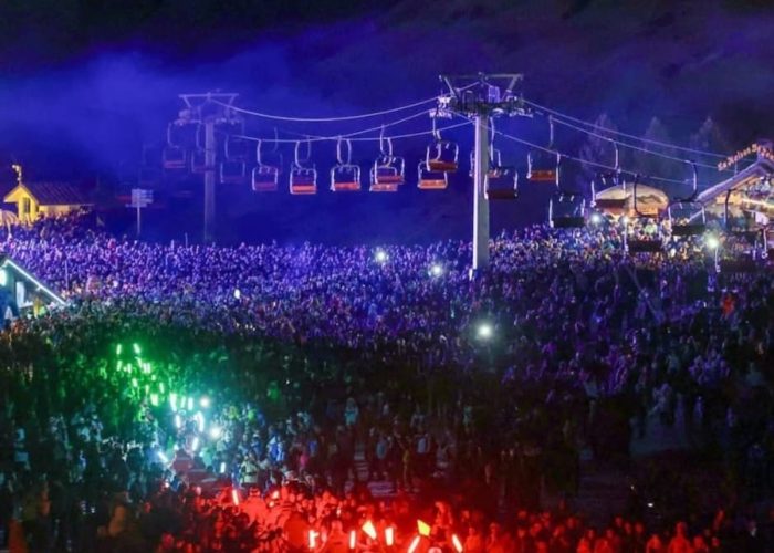 Fiaccolata maestri di sci