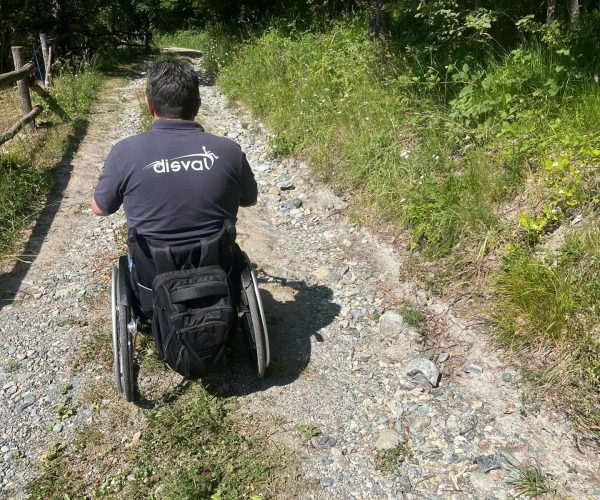 Egidio Marchese percorso accessibile Champdepraz