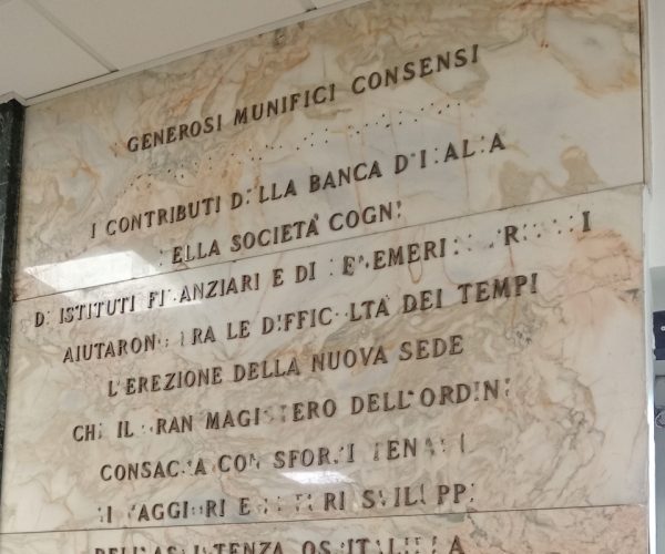 Le "steli mauriziane" all'ospedale "Parini"