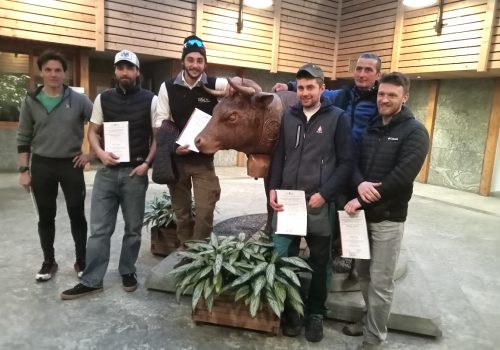 I partecipanti al Corso per operatore forestale 