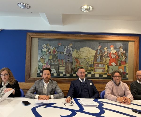 La presentazione dei dati del primo trimestre 2026 di Confindustria. Al centro, il presidente Turcato