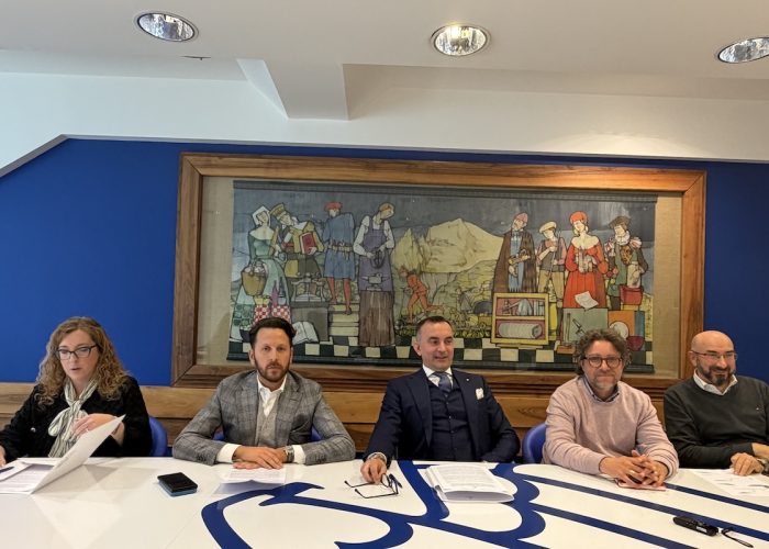 La presentazione dei dati del primo trimestre 2026 di Confindustria. Al centro, il presidente Turcato