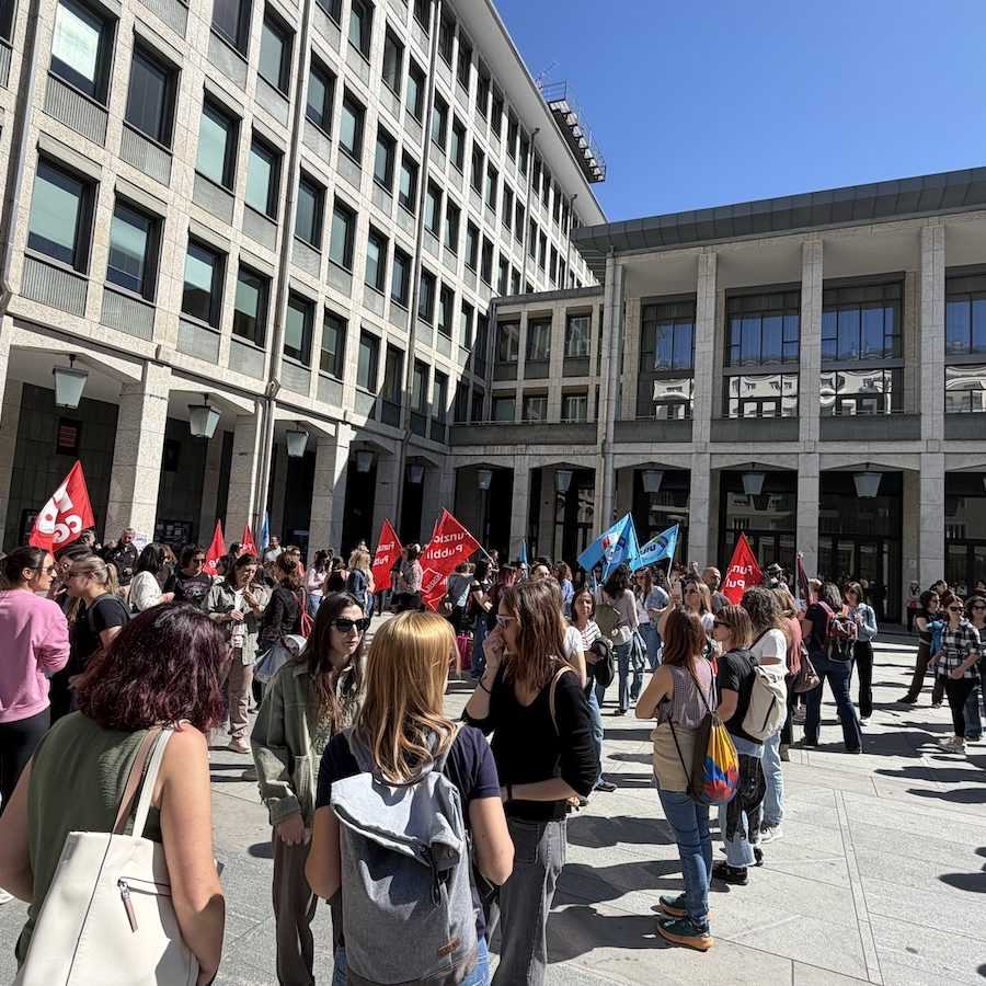 Lo sciopero dei lavoratori della Società di Servizi dei servizi socio sanitari assistenziali