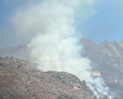 L'incendio a Vencorère, Verrayes