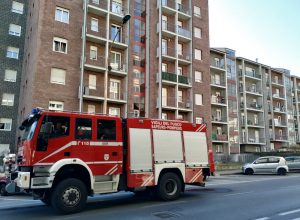 L'intervento dei Vigili del fuoco.