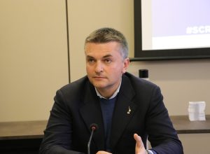 Il Viceministro delle infrastrutture e dei trasporti Edoardo Rixi ad Aosta