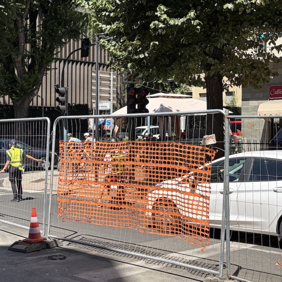 La viabilità su corso XXVI Febbraio ad Aosta