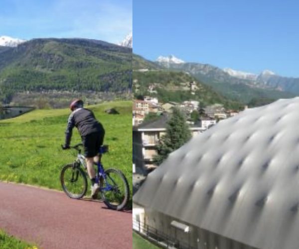 Pista ciclabile Pontey-Châtillon e Palais di Saint-Vincent