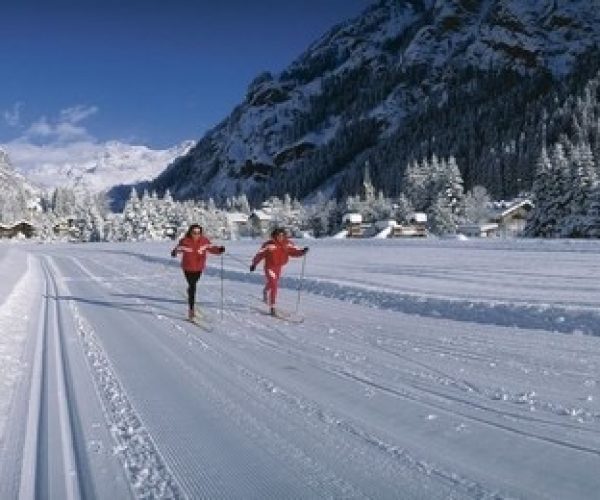 La pista di fondo di Gressoney-Saint-Jean