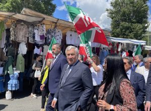 Il vicepremier Antonio Tajani ad Aosta
