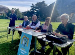 La presentazione della Pigiama Run, ad Aosta