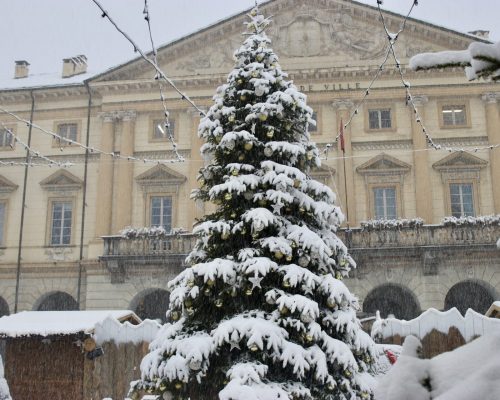 Aosta sotto la neve - ph. Nicole Jocollé