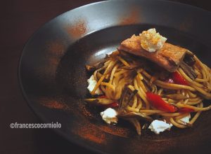 Spaghetti carciofi e tonno