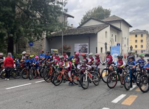 Inaugurazione della pista ciclabile di Aosta