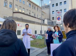 Presidio per Gaza Ospedale Parini - La sanità non si imprigiona