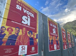I manifesti elettorali per il Referendum dell'8 e 9 giugno 2025