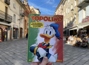 Topolino numero 3660 con la storia in patois