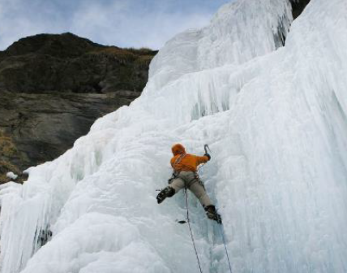 La palestra di ghiaccio di località Moline