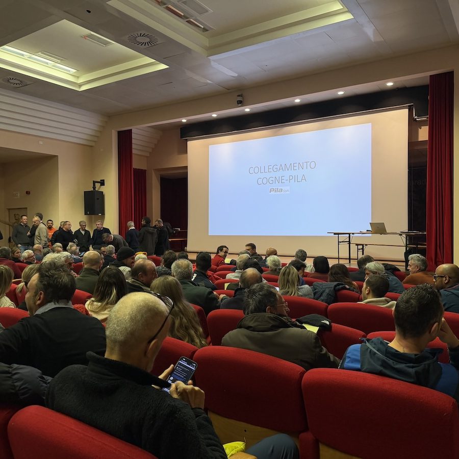 Cogne auditorioum - presentazione progetti di fattibilità Pila-Cogne