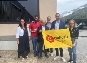 La delegazione di Radicali italiani in visita al carcere di Brissogne