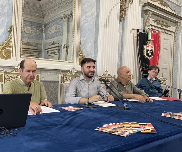 La presentazione di AostaClassica Workshop. Da sx: Salomone, tedesco, Giovinazzo e Bertin