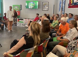 Alcuni candidati della lista di Valle d'Aosta Aperta alle Regionali 2025