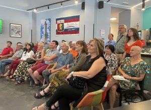 Alcuni candidati della lista di Valle d'Aosta Aperta alle Regionali 2025