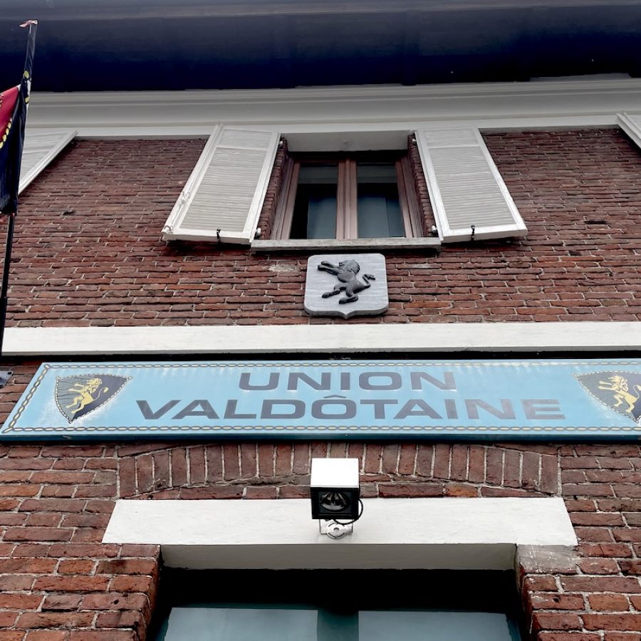 Il Siège central dell'Union Vadôtaine, ad Aosta