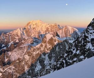 Monte Bianco sommità - ghiacciai convegno