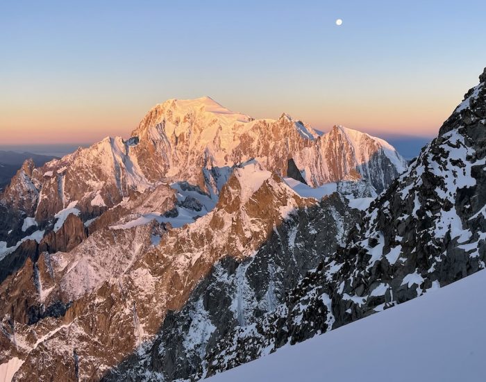 Monte Bianco sommità - ghiacciai convegno