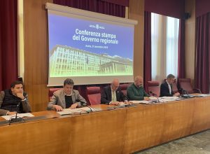 La conferenza stampa di Giunta regionale