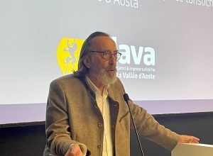 Il presidente Adava Luigi Fosson